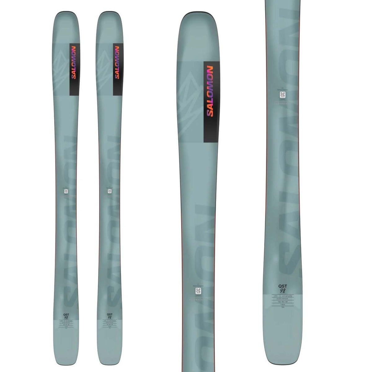 Salomon QST 98 Skis + Salomon Strive 12 GW Ski Bindings 2024