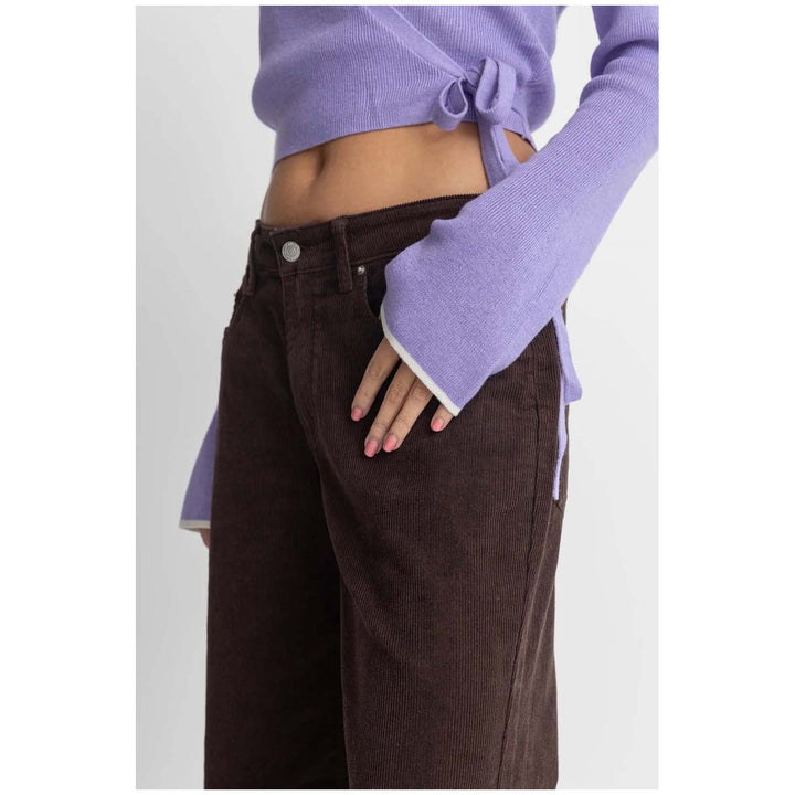 Rhythm Lula Low Rise Pants - Women's Chocolate