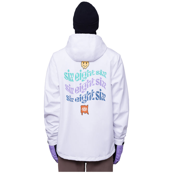686 Waterproof Zip Hoodie - Men's White