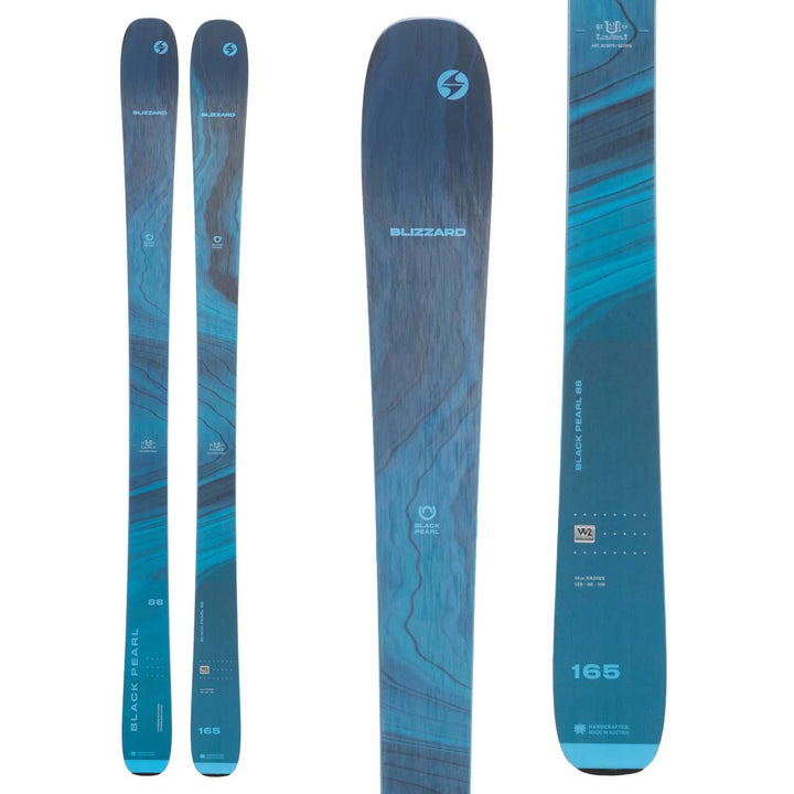 Blizzard Black Pearl 88 Skis + Marker Griffon 13 ID Ski Bindings - Women's 2024