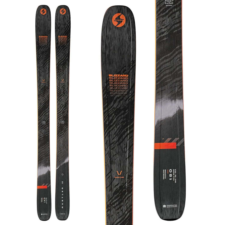 Blizzard Rustler 10 Skis + Marker Griffon 13 ID Ski Bindings 2024