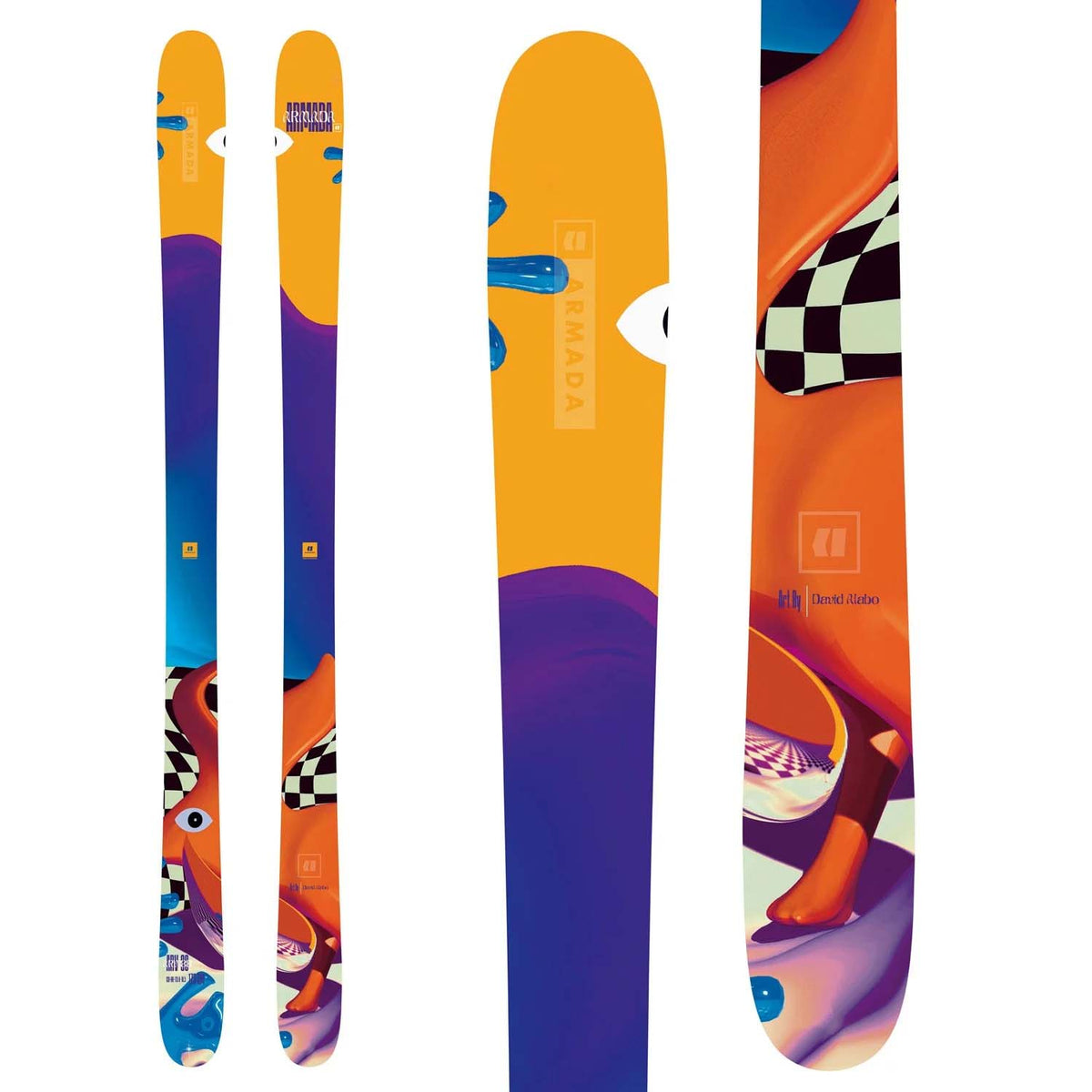 Armada ARV 88 Skis + Salomon Strive 12 GW Ski Bindings 2024