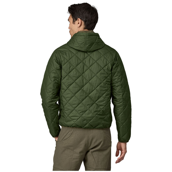 Patagonia Diamond Quilted Bomber Hoodie - Men's Torrey Pine Green
