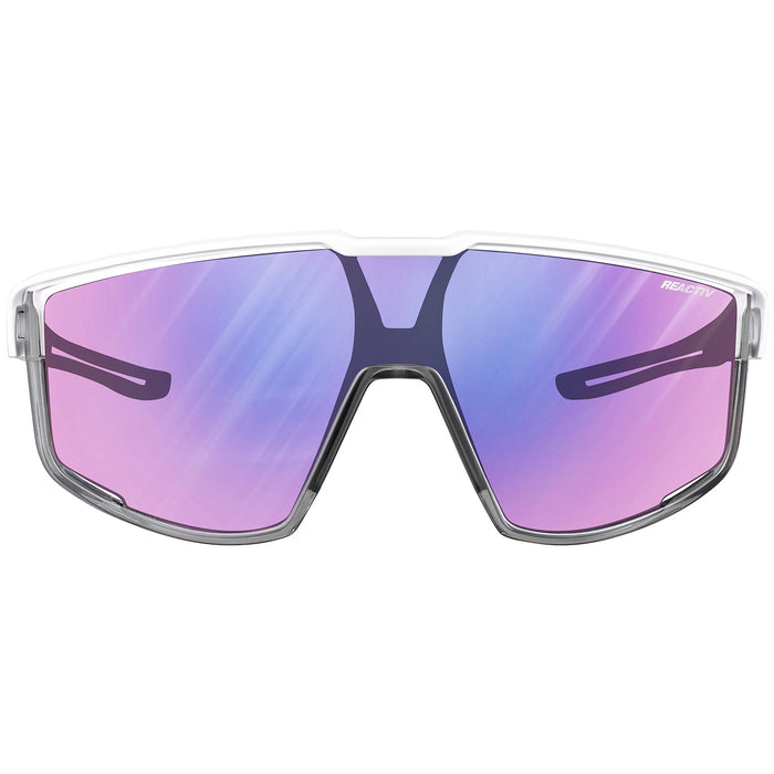 Julbo Fury Reactiv Sunglasses Matte White/Translucent Gray REACTIV 1-3 High Contrast