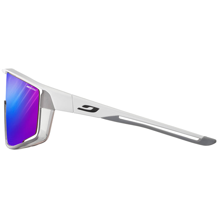 Julbo Fury Reactiv Sunglasses Matte White/Translucent Gray REACTIV 1-3 High Contrast