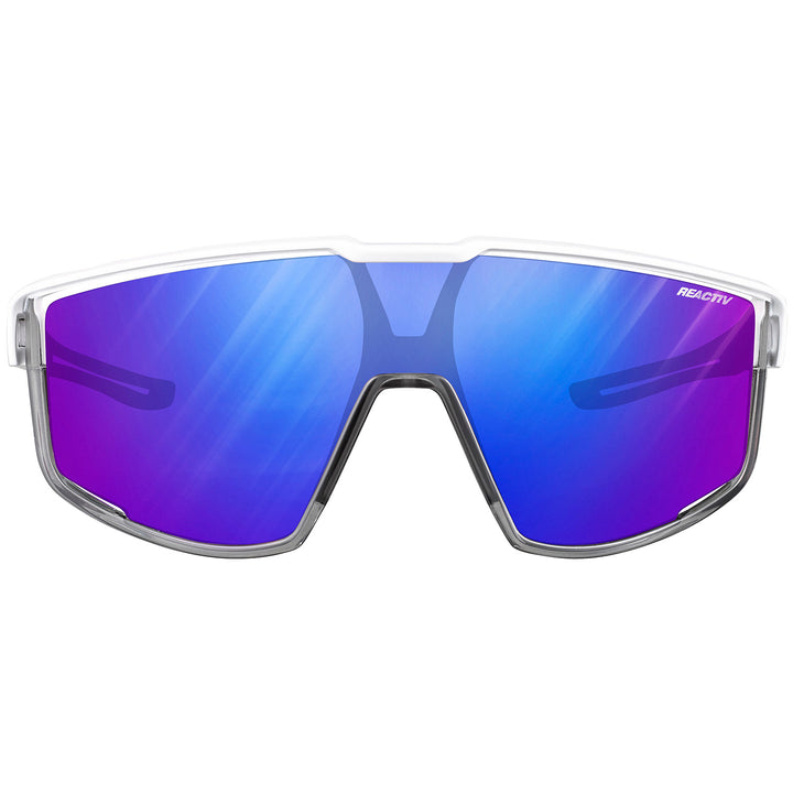 Julbo Fury Reactiv Sunglasses Matte White/Translucent Gray REACTIV 1-3 High Contrast