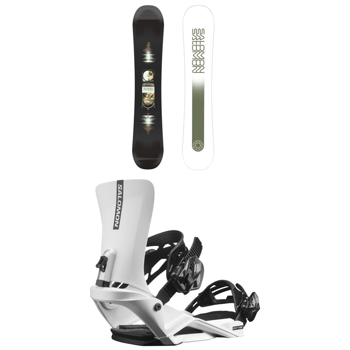 Salomon Pulse Snowboard + Rhythm Snowboard Bindings 2026