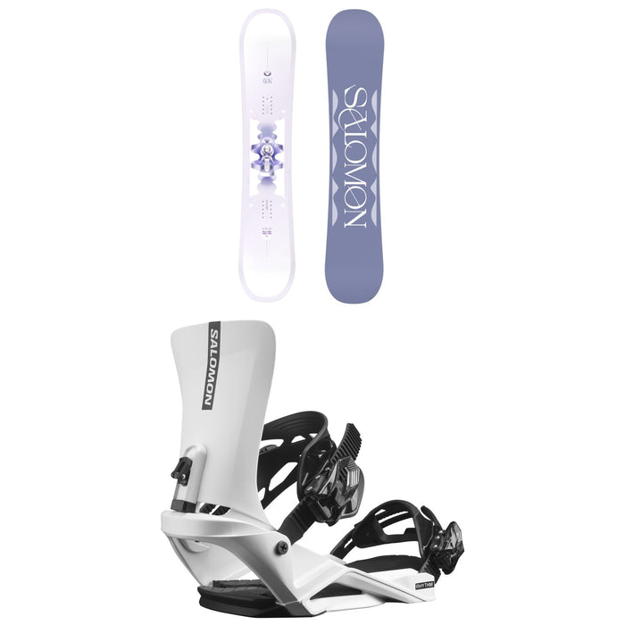 Salomon Lotus Snowboard + Rhythm Snowboard Bindings - Women's 2026