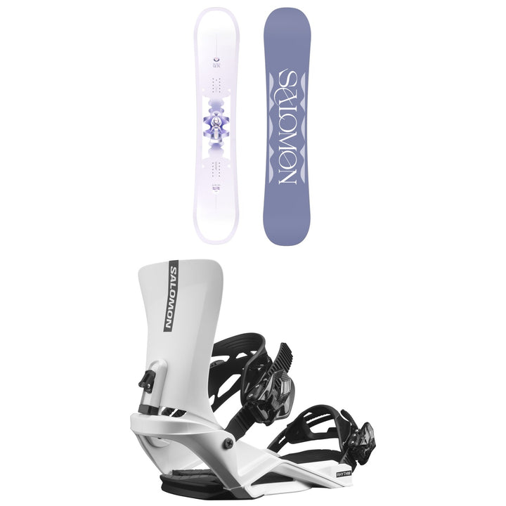 Salomon Lotus Snowboard + Rhythm Snowboard Bindings - Women's 2026