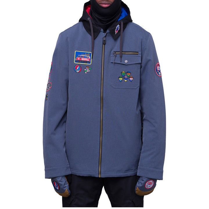 686 Dead Jacket - Men's Grateful Dead Indigo Denim