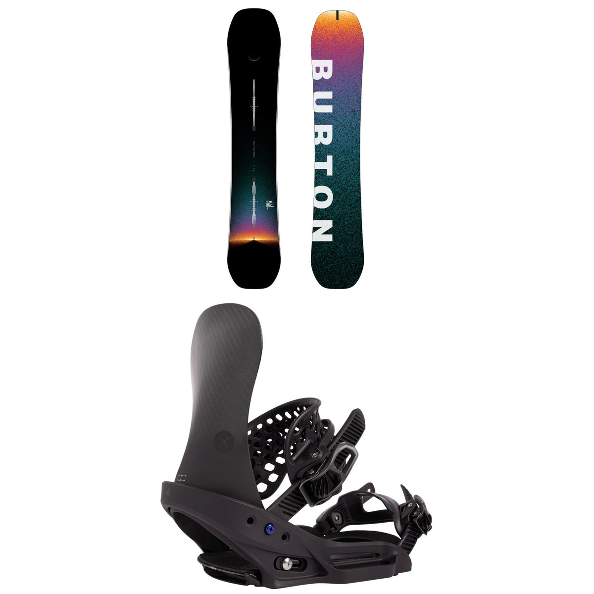 Burton Custom X Snowboard + X EST Snowboard Bindings 2025