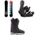 Burton Custom X Snowboard + X EST Snowboard Bindings + Driver X Snowboard Boots 2025