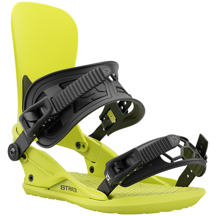 Union Strata Snowboard Bindings 2025 Acid Green