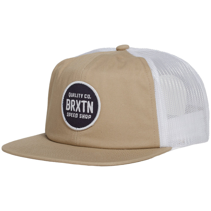 Brixton Gateway NetPlus Trucker Hat Sand/Off White