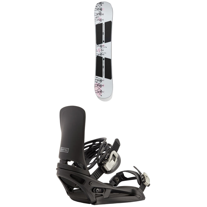 Burton Rewind Snowboard + Cartel EST Snowboard Bindings 2025