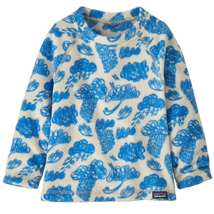 Patagonia Micro D Crew - Toddlers' Windy and Stormy/Dark Natural