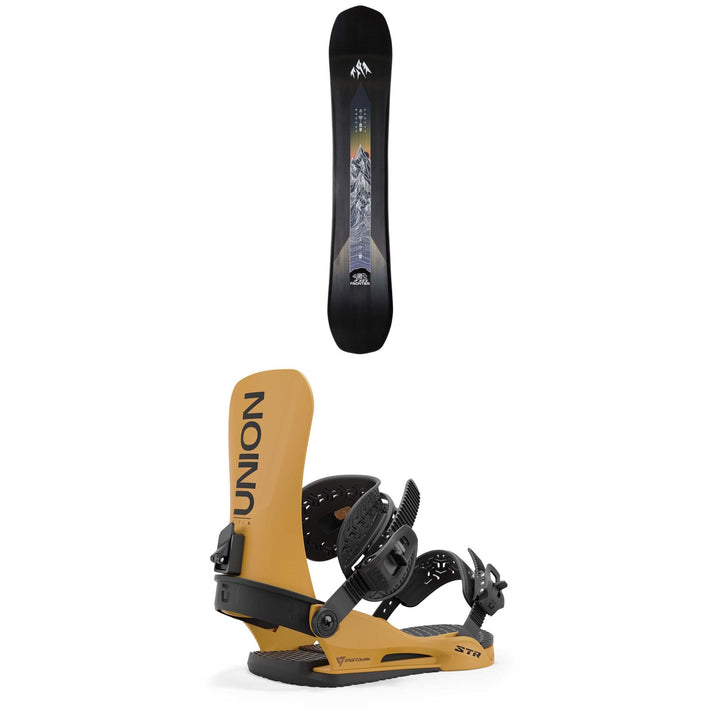 Jones Frontier Snowboard + Union STR Snowboard Bindings 2025