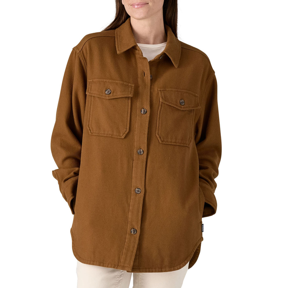 Patagonia Fjord Loft Overshirt Jacket - Women's Shelter Brown