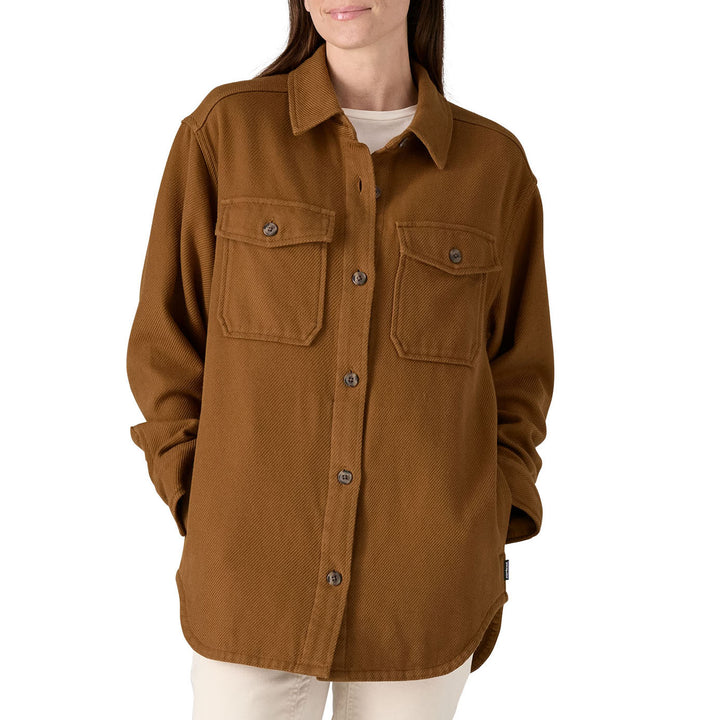 Patagonia Fjord Loft Overshirt Jacket - Women's Shelter Brown
