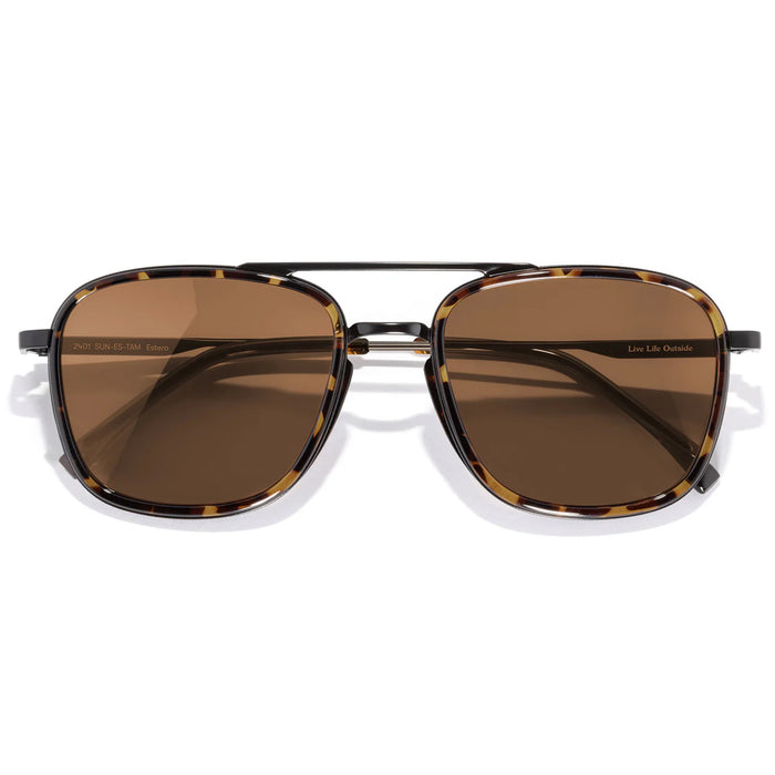 Sunski Estero Sunglasses Tortoise/Amber Polarized