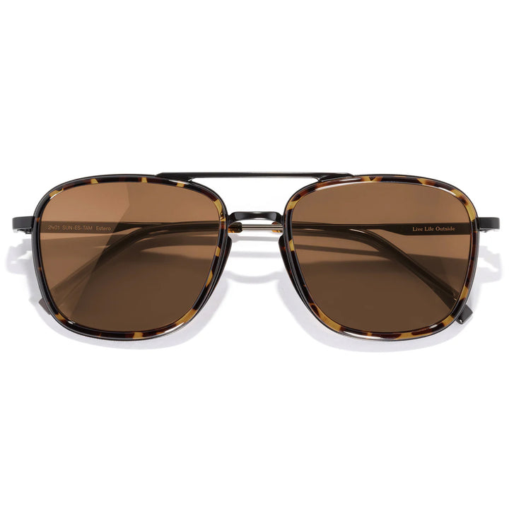 Sunski Estero Sunglasses Tortoise/Amber Polarized