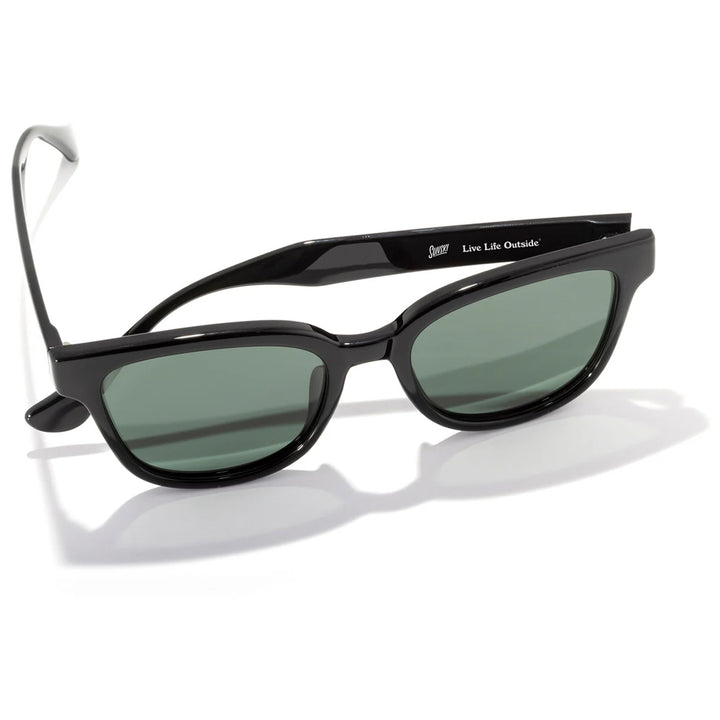 Sunski Miho Sunglasses Black/Forest Polarized