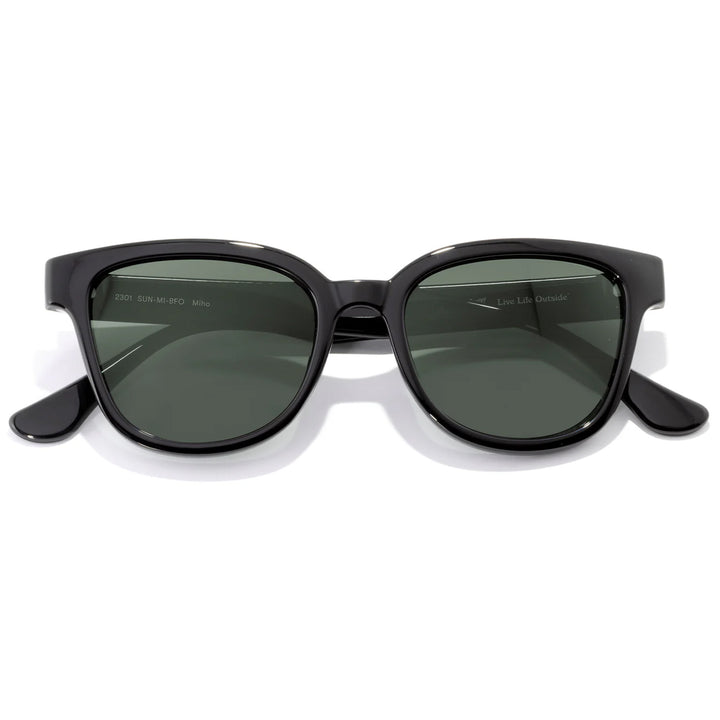 Sunski Miho Sunglasses Black/Forest Polarized