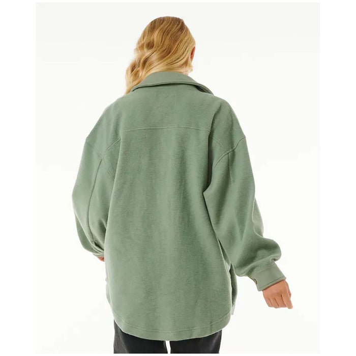 Rip Curl High Tide Fleece Shacket - Women's Sage