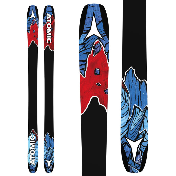 Atomic Bent 90 Skis + Look Pivot 15 GW Ski Bindings 2024