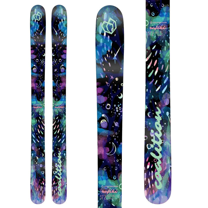 Coalition Snow Rafiki Skis + Look Pivot 15 GW Ski Bindings - Women's 2024