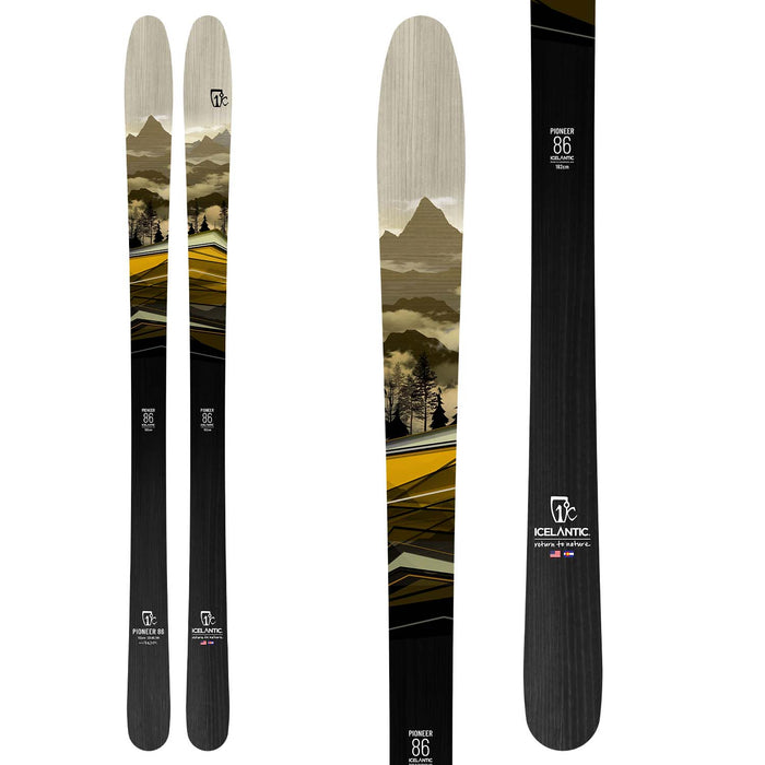 Icelantic Pioneer 86 Skis + Marker Squire 11 Ski Bindings 2023