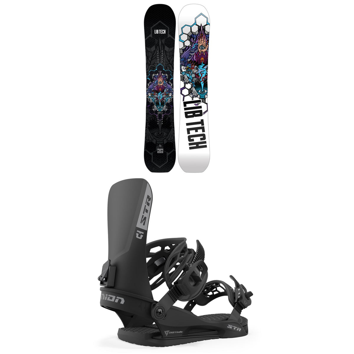 Lib Tech Terrain Wrecker C2X Snowboard + Union STR Snowboard Bindings 2024
