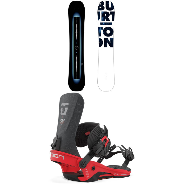 Burton Custom X Flying V Snowboard + Union Atlas FC Snowboard Bindings 2024