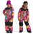 The North Face Freedom Snow Suit - Toddlers' Radiant Poppy Blowing Wind Print