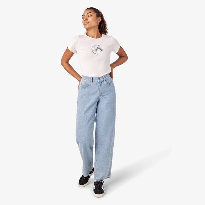 Dickies Herndon Denim Regular Pants - Women's Denim Vintage Wash