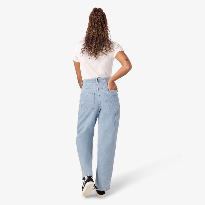 Dickies Herndon Denim Regular Pants - Women's Denim Vintage Wash