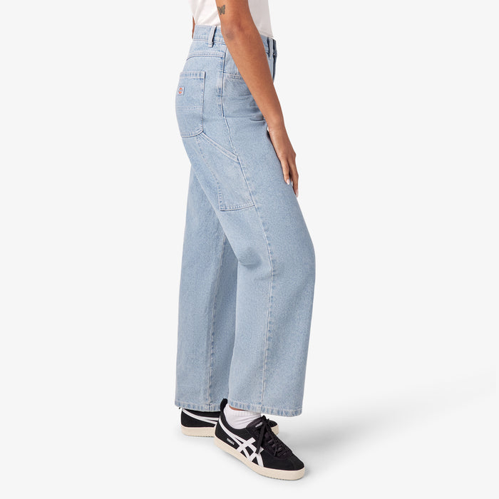Dickies Herndon Denim Regular Pants - Women's Denim Vintage Wash
