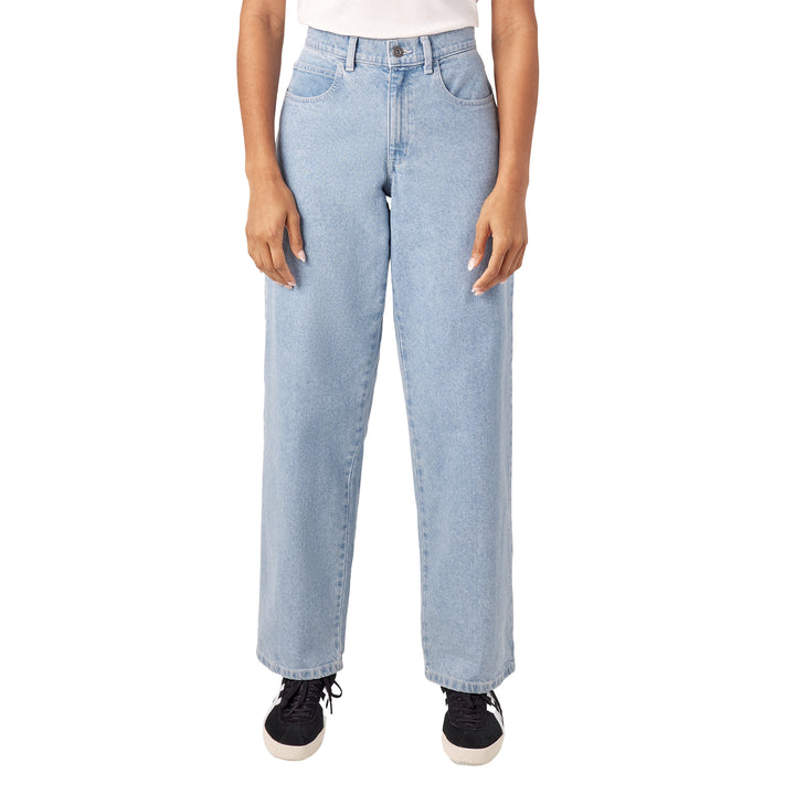 Dickies Herndon Denim Regular Pants - Women's Denim Vintage Wash