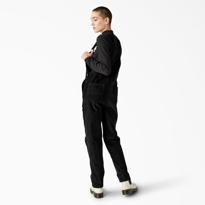 Dickies Halleyville Corduroy Bibs - Women's Black