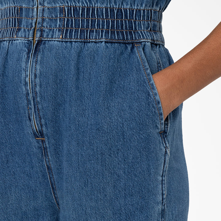 Dickies Houston Denim Coverall - Women's Classic Blue