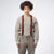 Arcade Jessup Plaid Suspenders Black/Burnt
