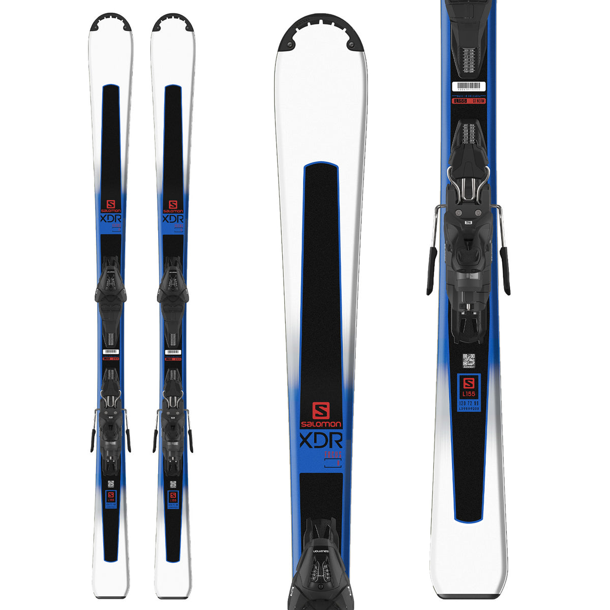 Salomon XDR Focus Skis + Lithium 10 Bindings 2019