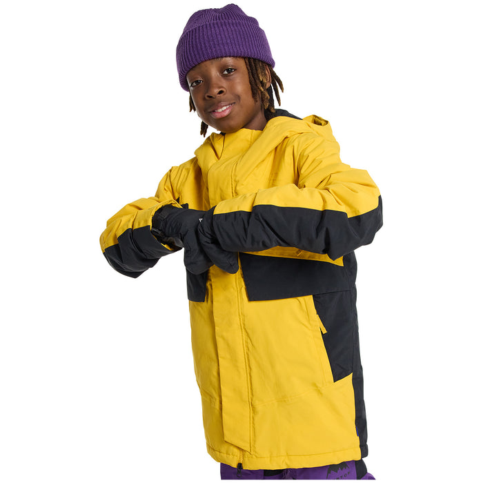 Burton Ascutney 2L Jacket - Kids' Goldenrod/True Black