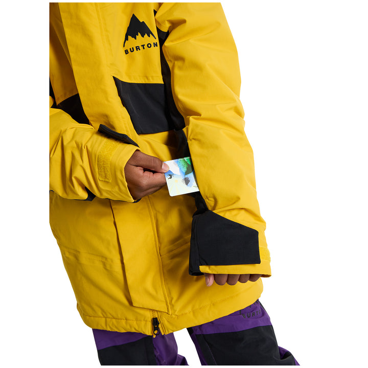 Burton Ascutney 2L Jacket - Kids' Goldenrod/True Black