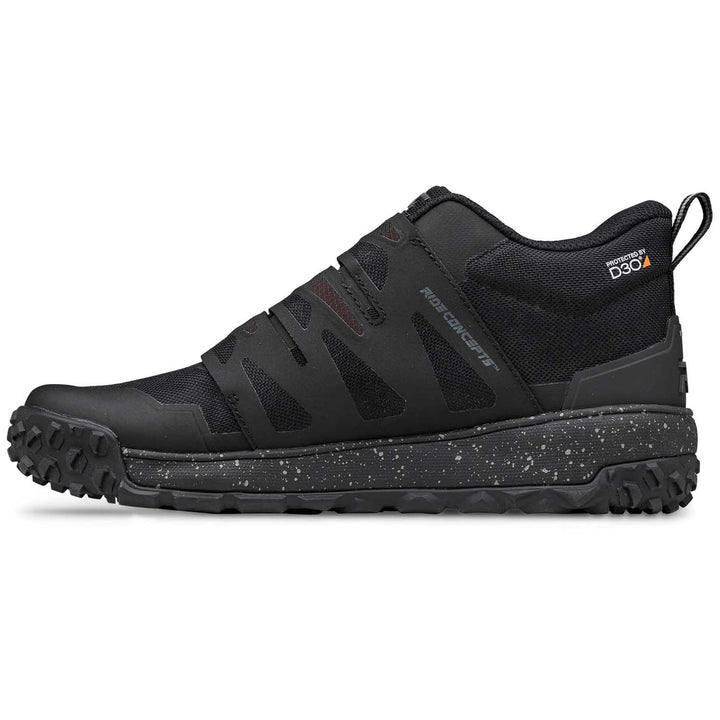 Ride Concepts Tallac Mid Clip BOA Shoes Black/Charcoal
