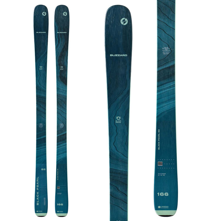 Blizzard Black Pearl 82 Skis - Women's + Look NX 11 GW Ski Bindings - Women's 2024