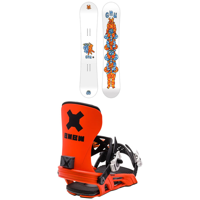 GNU FB Head Space C3 Snowboard + Bent Metal Axtion Snowboard Bindings 2024