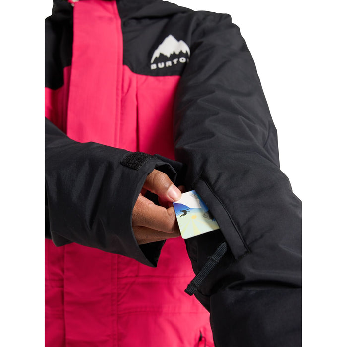 Burton One Piece - Kids' True Black/Azalea Pink
