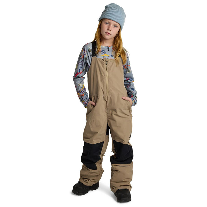 Burton Skylar 2L Bibs - Kids' Summit Taupe