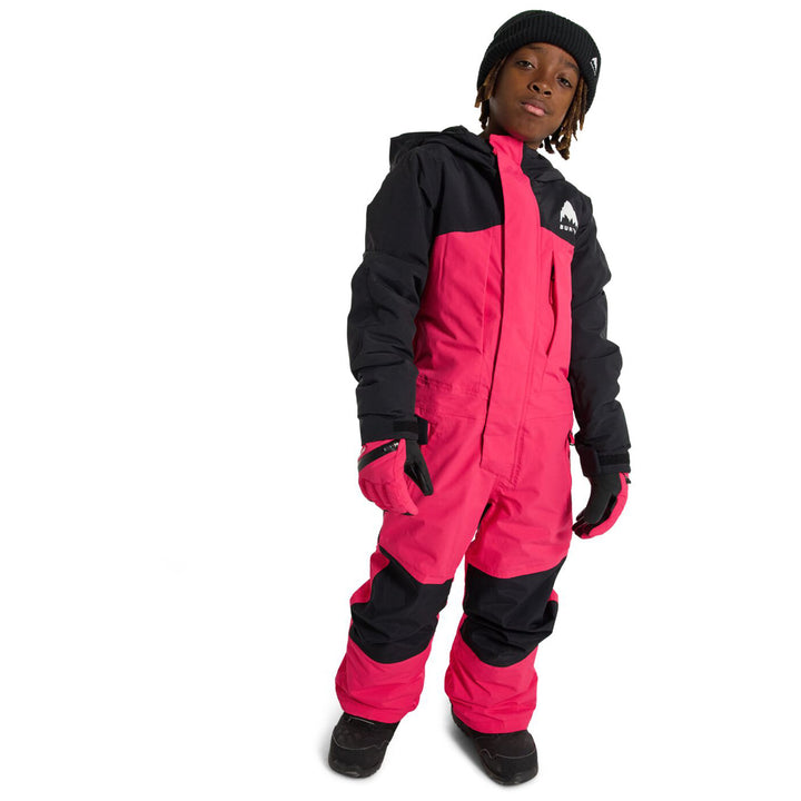 Burton One Piece - Kids' True Black/Azalea Pink